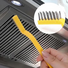 AyrStore Temizlik Fırça Seti, 3'ü 1 Arada Detaylı Ocak, Fayans, Araba Tel Temizlik Fırçası