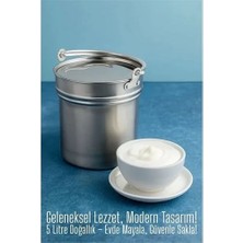 Gees Global Yoğurt Bakracı – Paslanmaz Çelik 5 Litre |  Kapaklı, Hijyenik ve Dayanıklı 719597