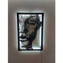 Dekoratif Kadın LED Tablo