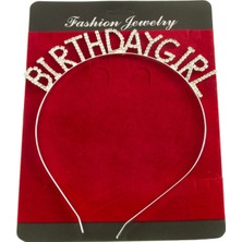 AyrStore Birthday Girl (Doğum Günü Kızı) Yazılı Taşlı Taç