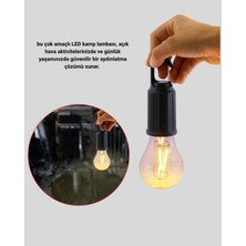 Semel Type-C Şarjlı LED Kamp Lambası – Uzun Ömürlü Pil ve Yüksek Parlaklık