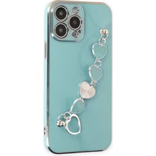 Gees Global  Iphone 14 Pro Kılıf Esila Silikon - Su Yeşili