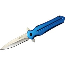 Gees Global 4224 Mavi Kamp Çakı 21CM- Yarı Otomatik, Kemerlikli
