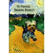 Mey İthalat My Personal Drawing Booklet: Colorful Impressionist Styled Portable Blank Non-Lined Sketchbook