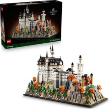 Mey İthalat LEGO Architecture Neuschwanstein Şatosu 21063 – Tarihi Mimari Meraklısı Yetişkinler Için Detaylı ve Dekoratif Koleksiyonluk Model Yapım Seti, Doğum Günü Için Hediye Fikri (3455 Parça)