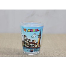 Gees Global Istanbul Temalı Cam Shot Bardak ALK4358