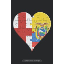 Mey İthalat Planner: English Ecuadorian Flag United Heart Jigsaw Puzzle Flags Of England Ecuador