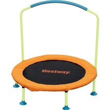 Mey İthalat Bestway Trambolin Wonderjump Ø 91 x 96 Cm, Toz Boyalı Çelik Çerçeve, Çıkarılabilir Tutma Sapı, Kaymaz Ayaklar, Kolay Montaj, Kompakt Tasarım
