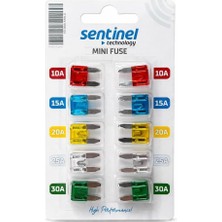 Mey İthalat Karışık Mini Bıçak Sigorta 10'lü Paket