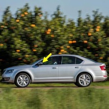 Mey İthalat Sol Dış Dikiz Aynası Çerçevesi 5E0857531 Skoda Octavia 3 A7 ile Uyumlu 2017-2020