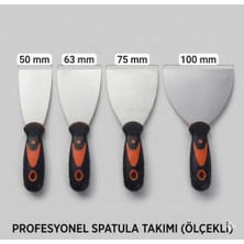 Siyah Turuncu Lüks Spatula (50 Mm)