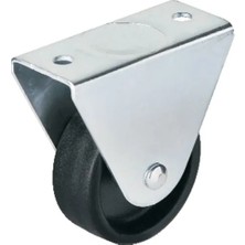 Gees Global 104 - 50 mm Sabit Siyah Teker 4 Adet