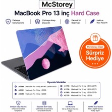 Valor Mcstorey Macbook Pro 13 Dalga Desenli Kılıf A1706 A1708 A1989 A2159 A2251 A2289 A2338 M1 M2 Uyumlu