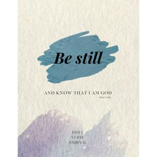 Mey İthalat Be Still: Bible Verse Journal