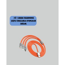 Semel 3’ü 1 Arada Kablo – 120W Hızlı Şarj ve Veri Aktarımı Özellikli