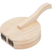 Kumsal Concept Masif Ahşap Hamur Pressi - Mutfak Hamur Bastırma Aparatı 20 cm