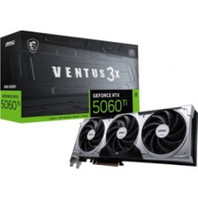 MSI Msı Geforce Rtx 5060 Tı 8g Ventus 3x Oc Gddr7 128B DX12 Pcıe 5.0 X16 3xdp 1xhdmı