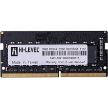 8gb Ddr4 3200MHZ CL22 Sodımm 1.2V HLV-SOPC25600D4/8G Hı-Level