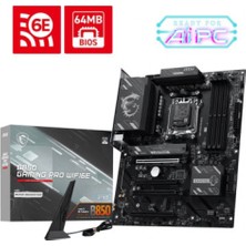 MSI Msı B850 Gamıng Pro WIFI6E Ddr5 Am5 Anakart