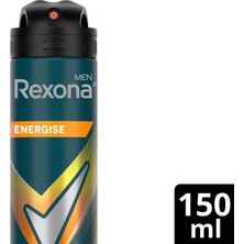 Rexona Men Erkek Sprey Deodorant Energise Bergamot & Amber 150 ml