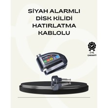 Artisan Cappadocia Mey Ithalat® Çift Modlu 110DB Alarmlı Disk Kilidi Suya Dayanıklı