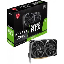 MSI Msı Geforce Rtx 3050 Ventus 2x Xs 8g Oc Gddr6 HDMI Dp DVI 128BIT