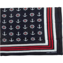 AyrStore Çapa Dümen Desenli Bandana 50*50