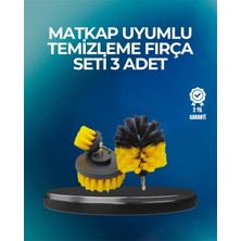 Artisan Cappadocia Mey Ithalat® Derinlemesine Temizlik Için Dayanıklı Kıllı Matkap Fırçası Başlığı