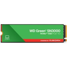 500GB Wd Green M.2 Nvme SN3000 5000/4000MB/S WDS500G5G0E SSD