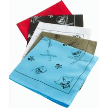 AyrStore Kuru Kafa Desenli Keten Bandana 50*50