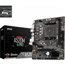 MSI Msı A520M-A Pro Ddr4 4600/1866MHZ M.2 Matx Am4