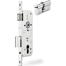 Mey İthalat Katar Kale 152R 45MM Dilli Barelli Daire Kilit Nikel