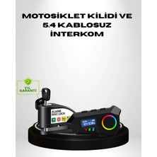 Artisan Cappadocia Mey Ithalat® Motosiklet ve Günlük Kullanım Için Bluetooth Hoparlör ve Disk Kilidi Seti