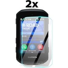 Canarino Garmin Edge 550-850 Gps Bisiklet Bilgisayarı Için Ipg Anti-Glare Parlama Önleyici Mat Ekran Koruyucu (2 Adet)