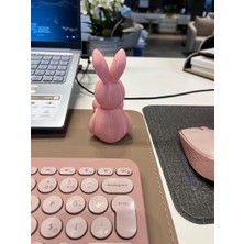 Canarino Telefon Tutucu Tavşan Tasarımlı Masaüstü Telefon Standı, Kadınlara Özel Bunny Telefon Tutacağı