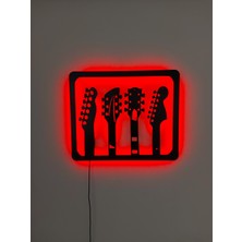 4lü Gitar LED Tablo