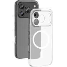 Canarino Honor 600 Pro Için Kamera Korumalı Manyetik Şarj Özellikli Şeffaf Demy Sert Pc Kapak