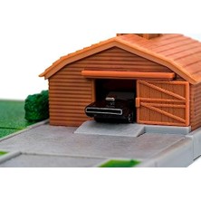 Canarino Jada Toys Hızlı ve Öfkeli Nano Hollywood Rides Dom Toretto'nun Evini Sergileyen Diorama, Iki Adet 1,65" Döküm Araba, Çocuklar ve Yetişkinler Için Oyuncaklar (33668)