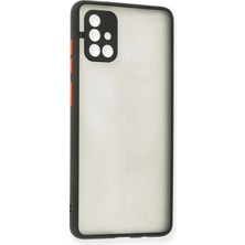 Aconcept Newface  Galaxy A71 Kılıf Montreal Silikon Kapak - Siyah