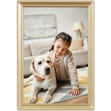 Antik Pirinç 5 x 7 Fotoğraf Çerçevesi – Boncuk Sınır Tasarım