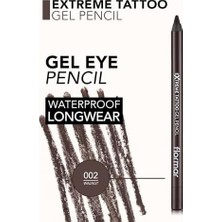 Extreme Tattoo Yüksek Pigmentli & Mat Bitişli Jel Göz Kalemi
