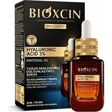 Hyaluronic Acid Serum 3% – Yoğun Nemlendirici ve Dolgunlaştırıcı Yüz Serumu – Pantenol (B5), Lipozom Teknolojili – 30 ml