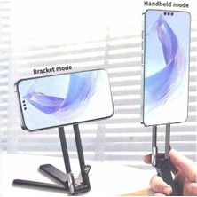 Çok Fonksiyonlu Telefon Tutucu ile Uyumlu & Selfie Stick – Klipsli Askı Aparatı, Mini, Vlog & Canlı Yayın Standı Mtm-01