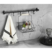 Gerate Ferforje Metal Sepet Askı ve Kanca