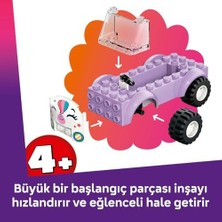 Tek Boynuzlu At Pasta Dağıtım Arabası 42675 – 4 Yaş ve Üzeri Çocuklar Için Paisley ve Leo Mini Bebekleri ile Oyuncak Kek Içeren Yaratıcı Oyuncak Yapım Seti, Hediye Fikri (67 Parça)