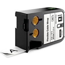 Dymo Xtl Esnek Naylon Kablo Etiketi,24 Mmx5,5 M,byz/syh