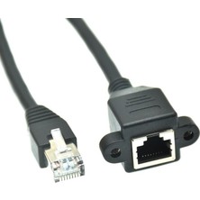 7950 RJ45 Dişi Erkek Uzatma 3m Panel Tipi Cat6 Montaj Kablosu (3 Metre)