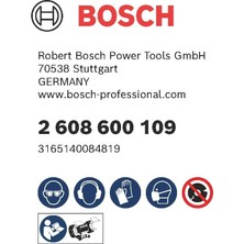 2608600109 Aksesuarı Zımpara Diski Için Bileme Makinesi 175 Mm, 32 Mm, 36