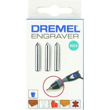 Engraver Için Karbürlü Gravür Ucu 3'lü Paket / 26159924JA