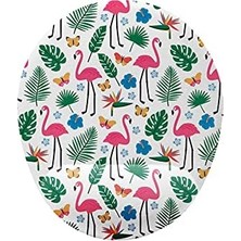 Flamingo Desenli Bilek Destekli Mouse Pad